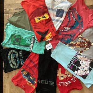 Bundle of Boys Tshirts 6-7 yrs 10pieces